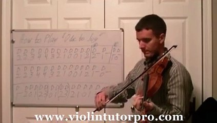 Beginner Violin Lessons - How to Play Ode to Joy