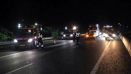 Ravage op A28 na ongeluk - RTV Noord