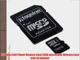 ZTE Valet Cell Phone Memory Card 32GB microSDHC Memory Card with SD Adapter