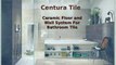 Centura Tile: Ceramic Floor and Wall Tile for Bathroom