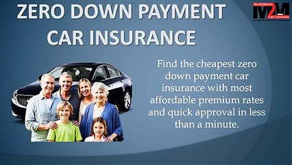 Car insurance with zero down payment for bad driving record people