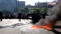 Grève des taxis à Paris :  violents accrochages Porte Maillot