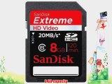 Sandisk 8GB EXTREME SDHC SD Card Class 6 (SDSDX3-8192 Bulk Package)
