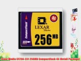 Lexar Media CF256-231 256MB Compactflash 4X (Retail Package)