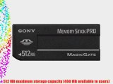 Sony MSX-512S Memory Stick PRO Flash Media (512MB) (Retail Package)