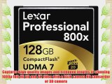 Lexar Professional 800x 128GB CompactFlash Card LCF128CRBNA8002 - 2 Pack