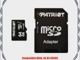64GB MicroSDXC Memory Card for Verizon LG G3 VS985 Smartphone -- 64 G/GB/GIG 64G 64GIG