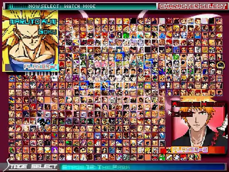 Naruto & Goku vs Ichigo & Kenshin