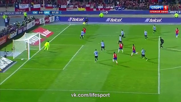 Chile 1 - 0 Uruguay Full Highlights HD 24.06.2015 (Copa America 2015)