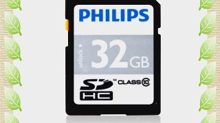 Philips 32GB Secure Digital High Capacity SDHC Card (Class 10)