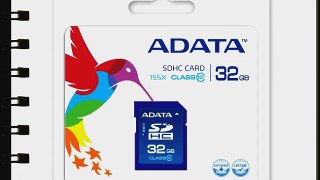 ADATA 32GB Class 10 SDHC Flash Memory Card ASDH32GCL10-R