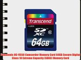 Panasonic HC-V550 Camcorder Memory Card 64GB Secure Digital Class 10 Extreme Capacity (SDXC)