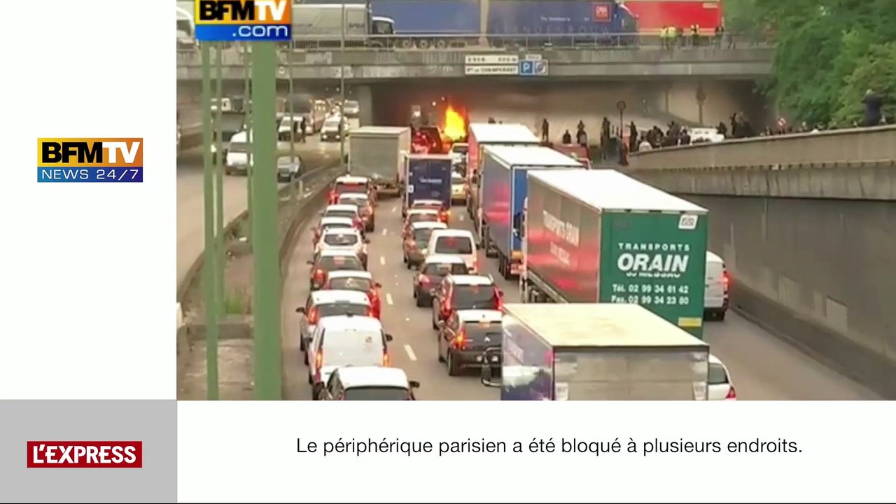Grêve des taxis: la fronde contre UberPOP dégénère - Zapping