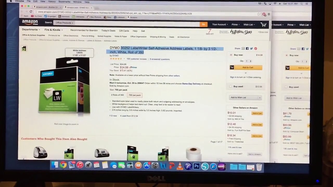 Brother QL700 vs. DYMO 450 & Review video Dailymotion