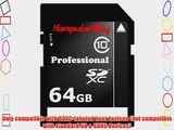 Komputerbay 64GB SDXC High Speed Class 10 Memory Card 15MB/s Write 20MB/s Read 64 GB w/ USB