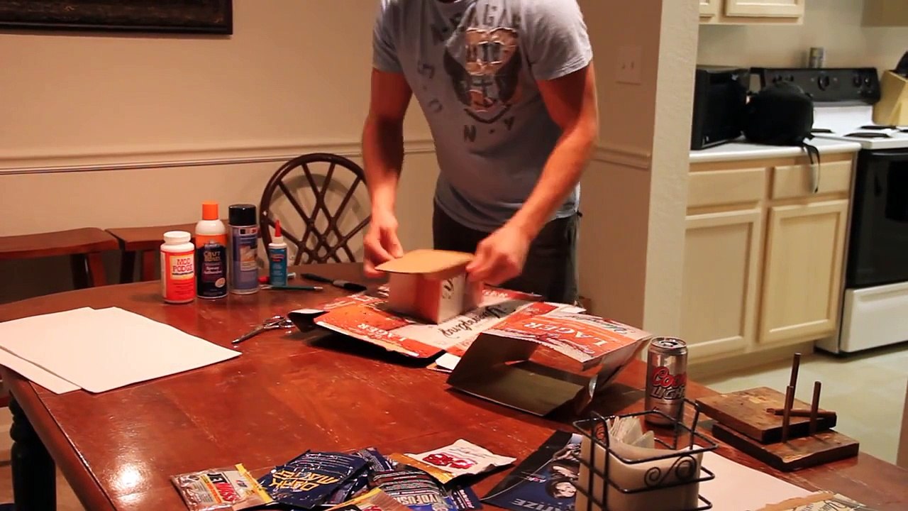 How to Make a Beerbox Cowboy Hat