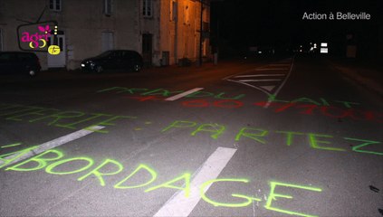 Mobilisation des éleveurs laitiers dans la nuit du 24 au 25 juin