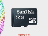SanDisk 32GB MicroSDHC High Speed Class 4 Card with MicroSD to SD Adapter and SanDisk Mobile