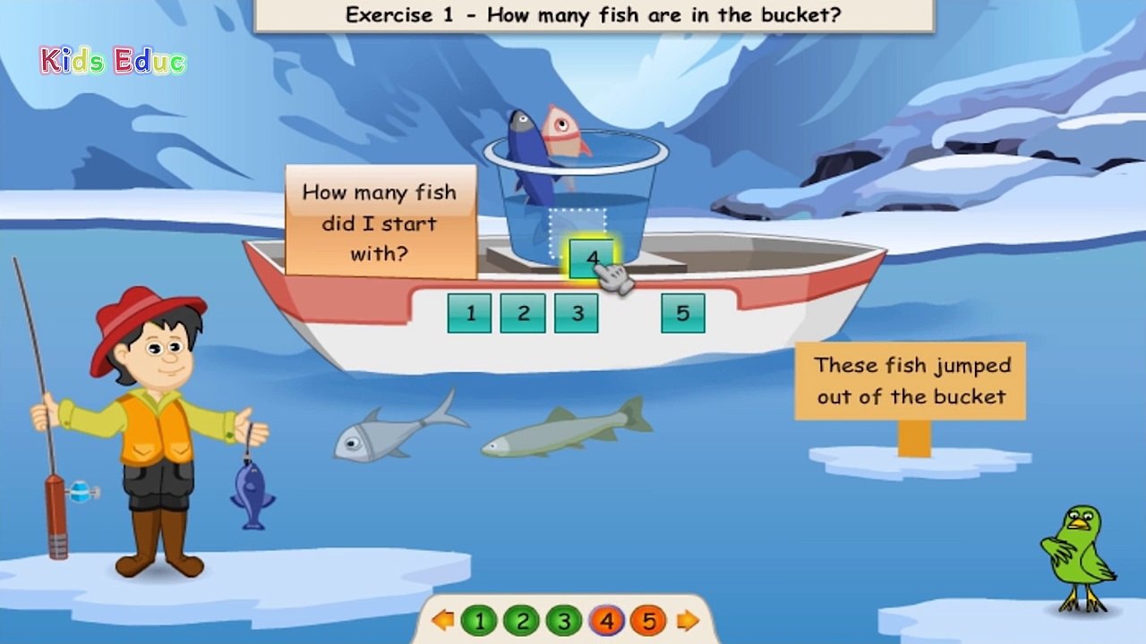 Subtraction - Basic Math For Kids, Educational Videos & Lessons for Children