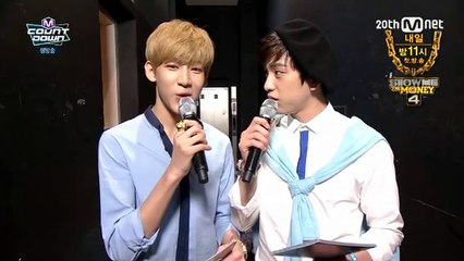 150625 엠카 백스테이지 인터뷰 틴탑