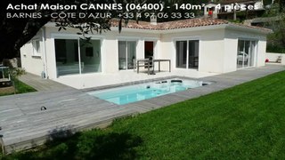 Vente - maison/villa - CANNES (06400) - 4 pièces - 140m²
