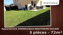 A vendre - appartement - ANDREZIEUX BOUTHEON (42160) - 3 pièces - 72m²