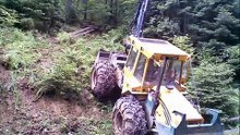 Těžba dřeva Skidder HSM-805 HARDFOREST