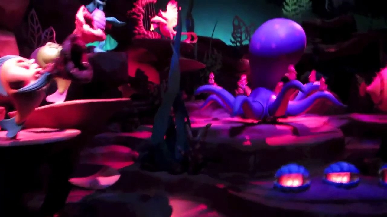 Stuck on The Little Mermaid ride
