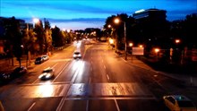 On the busy street