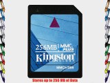 Kingston flash memory card - 256 MB - MMCplus ( MMC /256 ) (Retail Package)