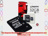 Professional Kingston 32GB MicroSDHC Card for Huawei Ascend Mate 2 4G with custom formatting