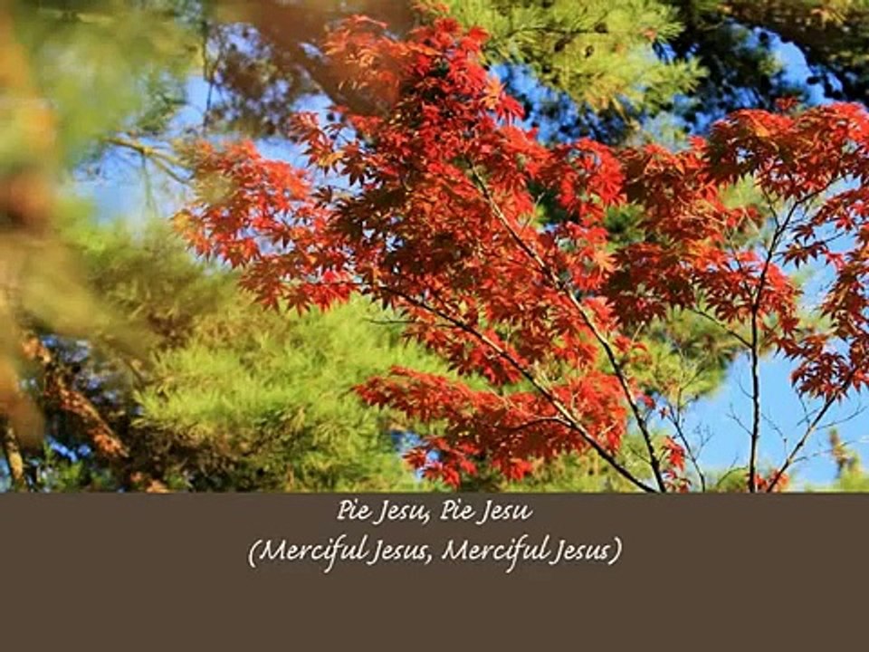 Pie Jesu (Latin lyrics w/ English translation)