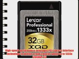 Lexar Professional 1333x 32GB XQD Card (Up to 200MB/s Read) w/Free Image Rescue 5 Software