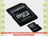 Samsung Galaxy Ace 3 Cell Phone Memory Card 32GB microSDHC Memory Card with SD Adapter