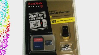 SanDisk SDSDQ2R-8192-A11M 8GB Mobile Premier Micro SDHC Card with MobileMate Micro Reader (Black)