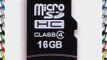 KOMPUTERBAY 16GB microSD microSDHC Memory Card with free USB 2.0 Reader and SD Adapter - High