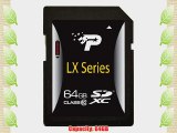 64GB Secure Digital Extended Capacity Class 10 SDXC Memory card for Canon PowerShot G12 10