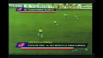 8 México 2-0 Brasil Cuauhtémoc Blanco (segundo gol) Copa Oro 1996.mov