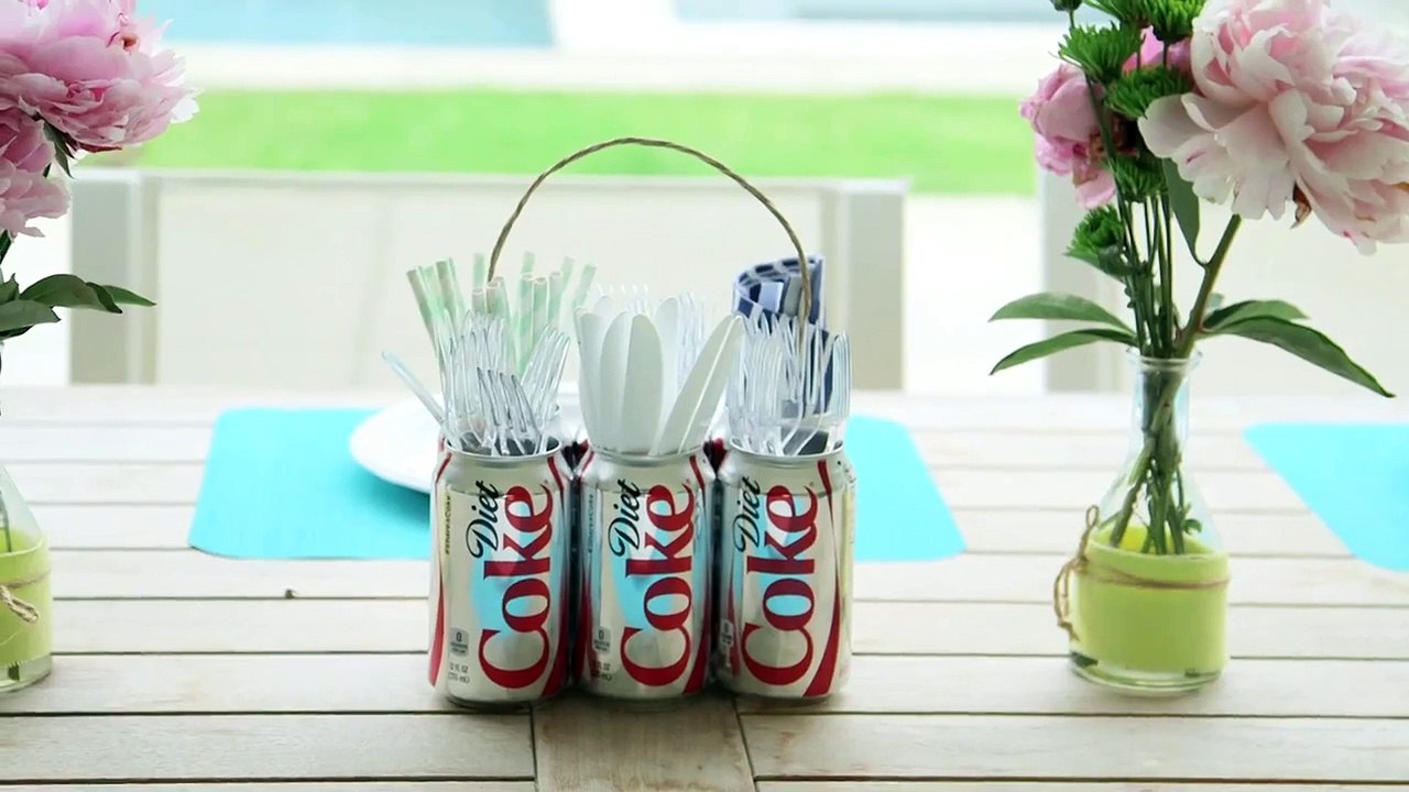 Astuce : comment recycler des canettes de soda vides