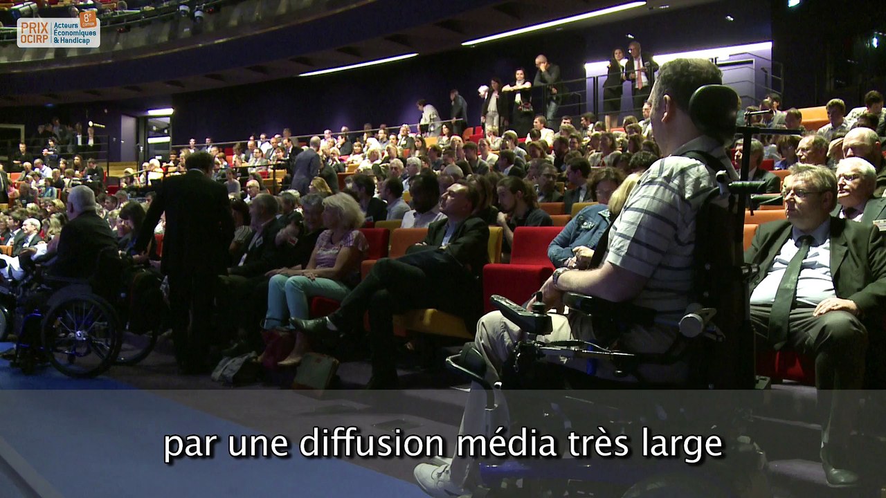 Cérémonie de remise des prix OCIRP Acteurs Économiques & Handicap 2015