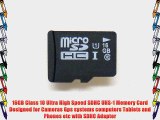 Zectron 16GB UHS-1 Micro Class 10 Memory Card for Samsung I405 Stratosphere