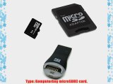 Komputerbay 16GB MicroSD SDHC Microsdhc Class 10 with Micro SD Adapter and USB Reader
