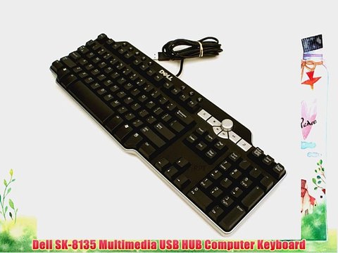 Dell SK-8135 Multimedia USB HUB Computer Keyboard