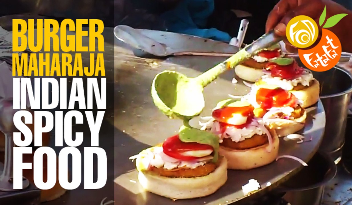 Burger Maharaja - Indian Street Food | Spicy Food | Popular Indian Food Fatafat
