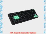 Rosewill RGB80 BR LED Illuminated Brown Mechanical Switches Gaming 87 Keys Keyboard