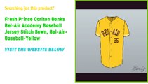 Fresh Prince Carlton Banks Bel-Air Academy Baseball Jersey Stitch Sewn