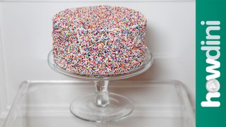Howdini Cakes: How to Make a Funfetti Sprinkle Party Cake