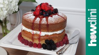 Howdini Cakes: Buttermilk Cake with Mascarpone Cream & Berries