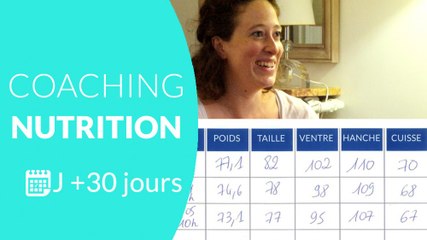 6 MOIS POUR MINCIR – 3eme Coaching Nutrition J+30 jours