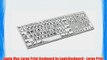 Apple Mac Large Print Keyboard by LogicKeyboard - Large Print Jumbo Characters Slim USB Wired